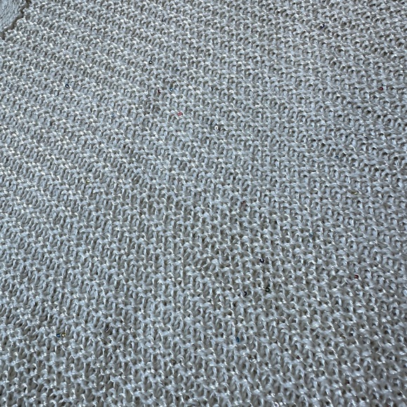 NWT Cato Cream Ivory Metallic Sequin Knit Pullover Sweater Women’s Plus 26/28W - Picture 7 of 8